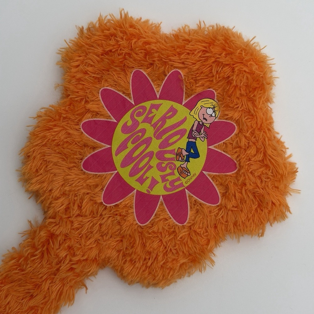 ☆Lizzie Mcguire☆ Profusion Orange Fuzzy Y2K Hand Mirror ; NEW Walmart Exclusive